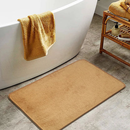 Simple Absorbent Door Mat – Soft Non-Slip Bathroom Entry Rug