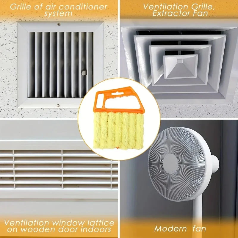 Blinds Window Cleaning Brush – Detachable & Washable Dust Removal Brush for Household Window Blinds
