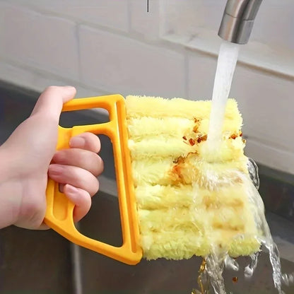 Blinds Window Cleaning Brush – Detachable & Washable Dust Removal Brush for Household Window Blinds