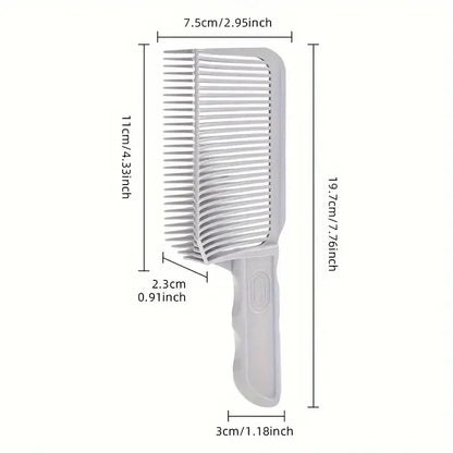 Fading Comb for Men – Professional Barber Flat Top Comb for Blending, Tapering & Fade Cuts