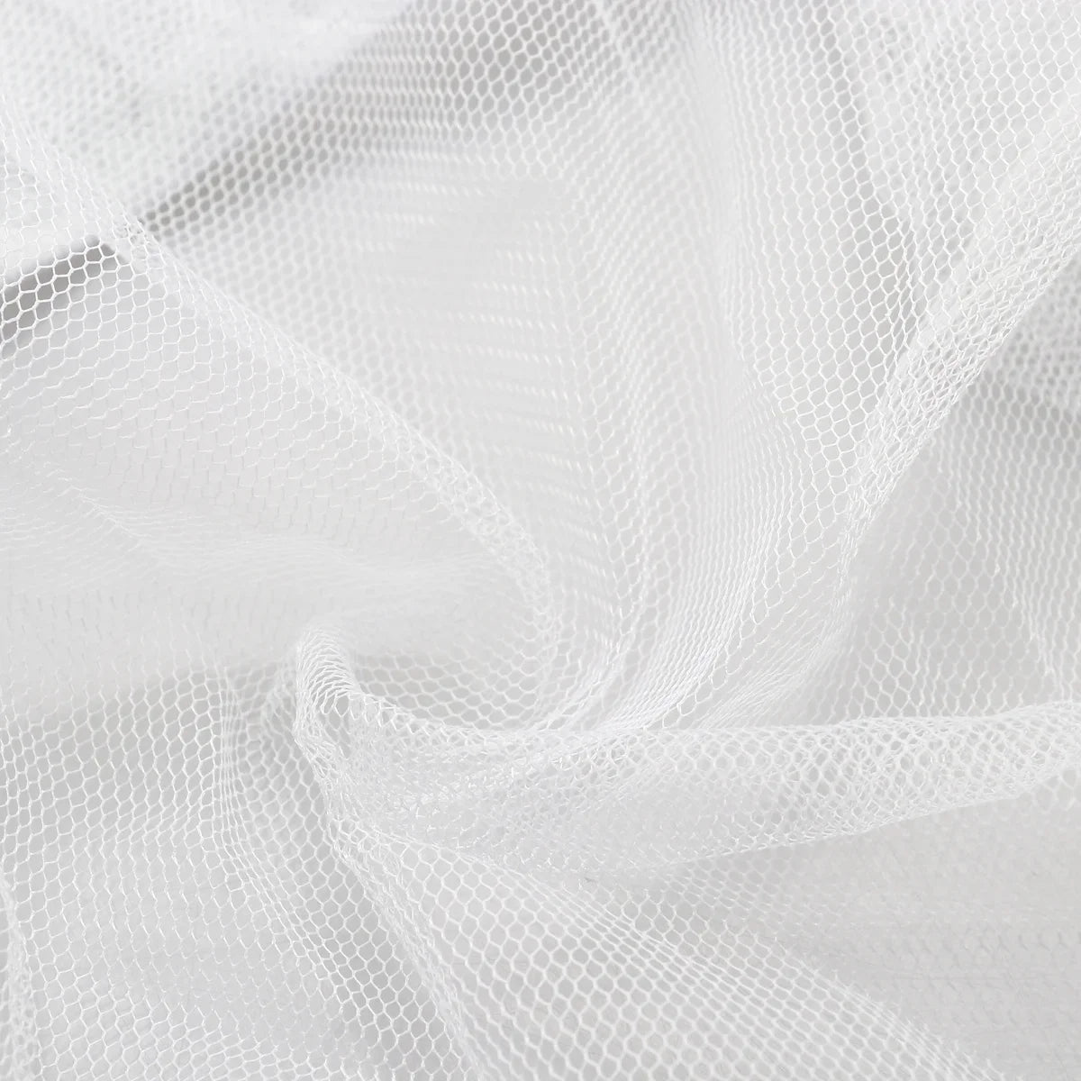 Baby Mosquito Net Stroller Mesh Cover Elastic Edge Fits Most Prams Car Seats Cradles White Protective Bug Net Cradle Mesh