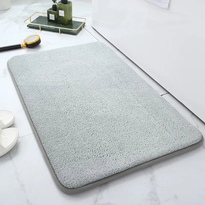 Simple Absorbent Door Mat – Soft Non-Slip Bathroom Entry Rug