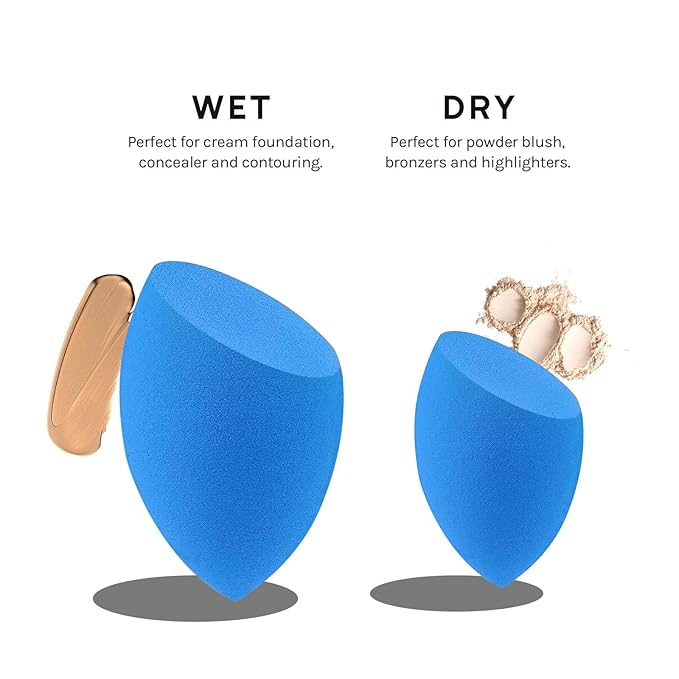 1 Pcs Makeup Sponge Set for Foundation Bulk Latex Free Reusable Beauty Sponge Blender Cosmetic Applicator For Powder Cream and Liquid Super Soft Concealer