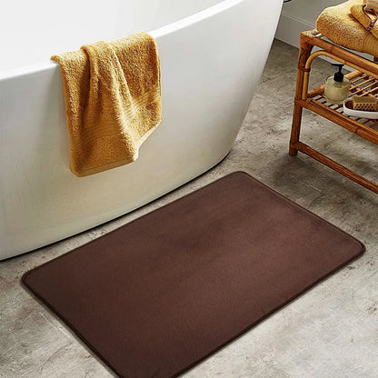 Simple Absorbent Door Mat – Soft Non-Slip Bathroom Entry Rug