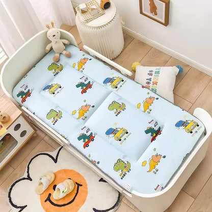 Thick Cotton Crib Mattress Pad – 120x60cm Baby Bed Cushion with Double-Sided Design