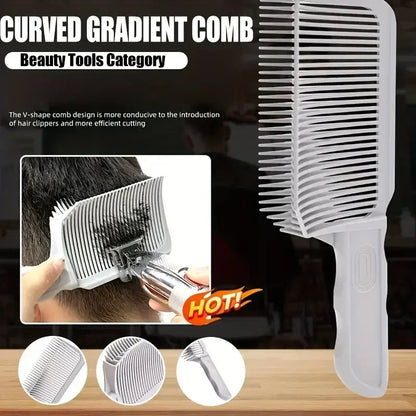 Fading Comb for Men – Professional Barber Flat Top Comb for Blending, Tapering & Fade Cuts